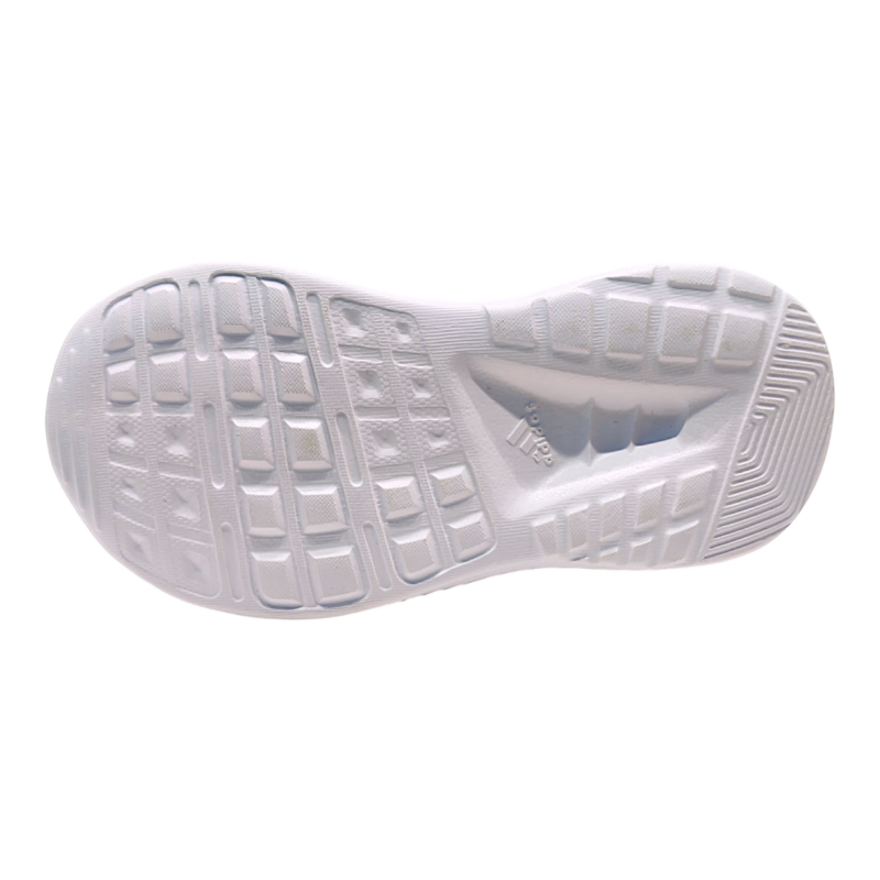 Sneaker retata nera-gialla primi passi per bambino con strappo e lacci elastici – Adidas 5 Sneaker nera-gialla in tessuto e similpelle per bambino con strappo e lacci elastici – Adidas