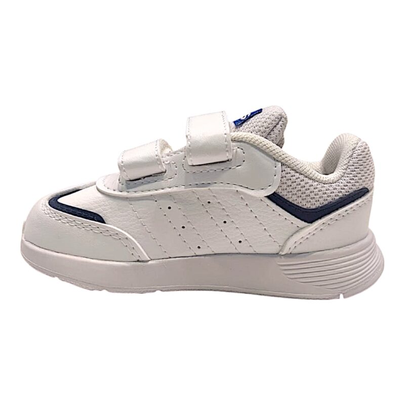 Sneaker primi passi bambino con strappi white-royal-dk.blue (loiacono) - Adidas