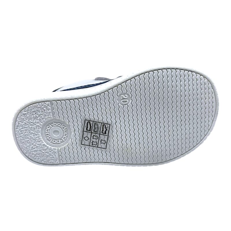 Sneaker primi passi jeans-bianco-blu per bambino con doppio strappo – Balducci 5 Sneaker primi passi jeans-bianco-blu per bambino con doppio strappo – Balducci
