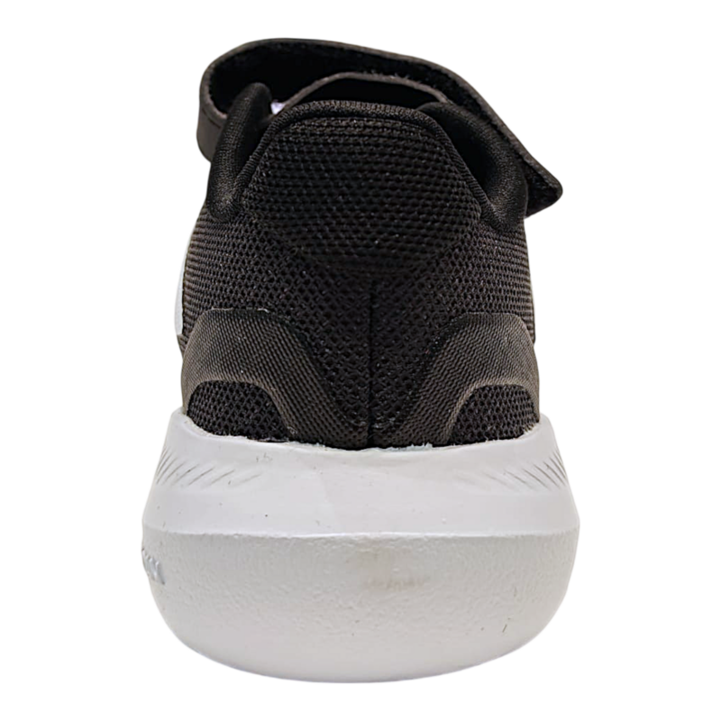 Sneaker primi passi retata nera-bianca per bambina e bambino con strappo e lacci elastici – Adidas 4 Sneaker primi passi retata nera-bianca per bambina e bambino con strappo e lacci elastici – Adidas
