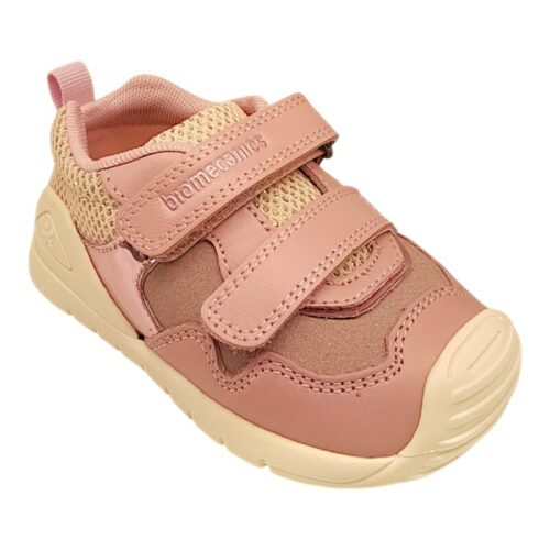 Sneaker primi passi rosa con strappi – BIOMECANICS