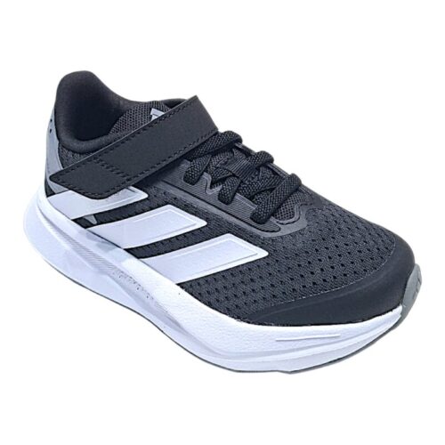 Sneaker retata black-white-grey con velcro e lacci elastici – Adidas