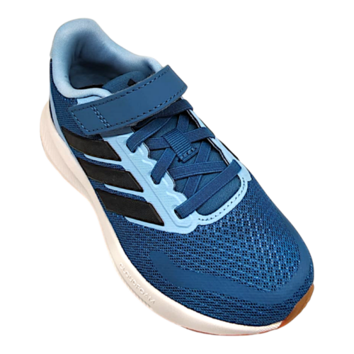 Sneaker retata dust ink-ink-glow blue con velcro e lacci elastici – Adidas