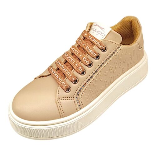 Sneaker sportiva Kiabi rosa-bianco con lacci e zip laterale - Balducci