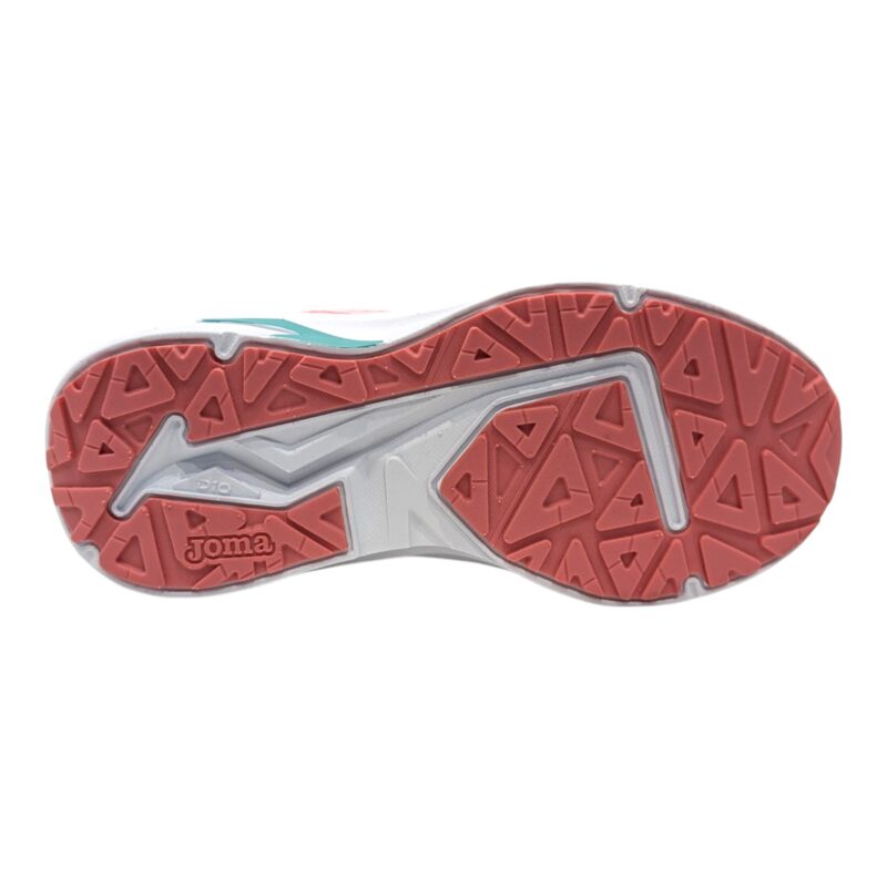 Sneaker sportiva verdeacqua-rosa-fucsia per bambina in tessuto retato e lacci - Joma 5 Sneaker sportiva blu-rosa-fucsia per bambina in tessuto retato e lacci elastici - Joma