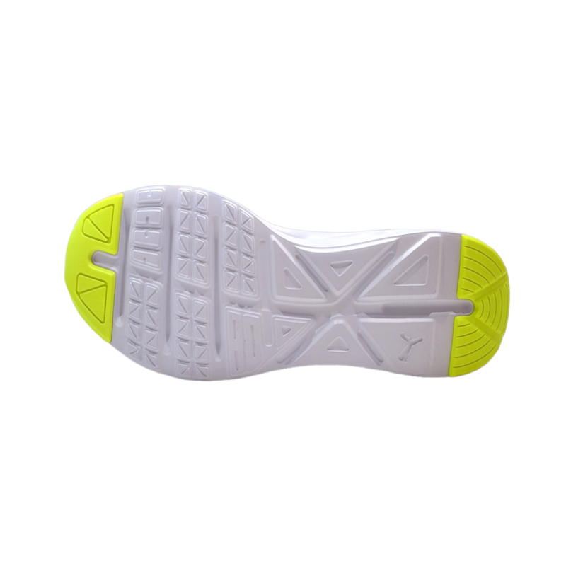 Sneaker sportiva in tessuto retato nero per bambino con logo Puma laterale e lacci elastici - Puma 5 Sneaker sportiva in tessuto retato nero per bambino con logo Puma laterale e lacci - Puma