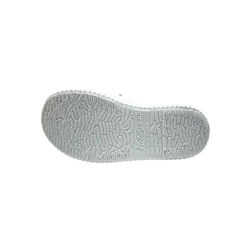 Sneaker sportiva unisex in cotone bianco con due strappi frontali – Victoria 5 Sneaker sportiva unisex in cotone bianco con due strappi frontali – Victoria
