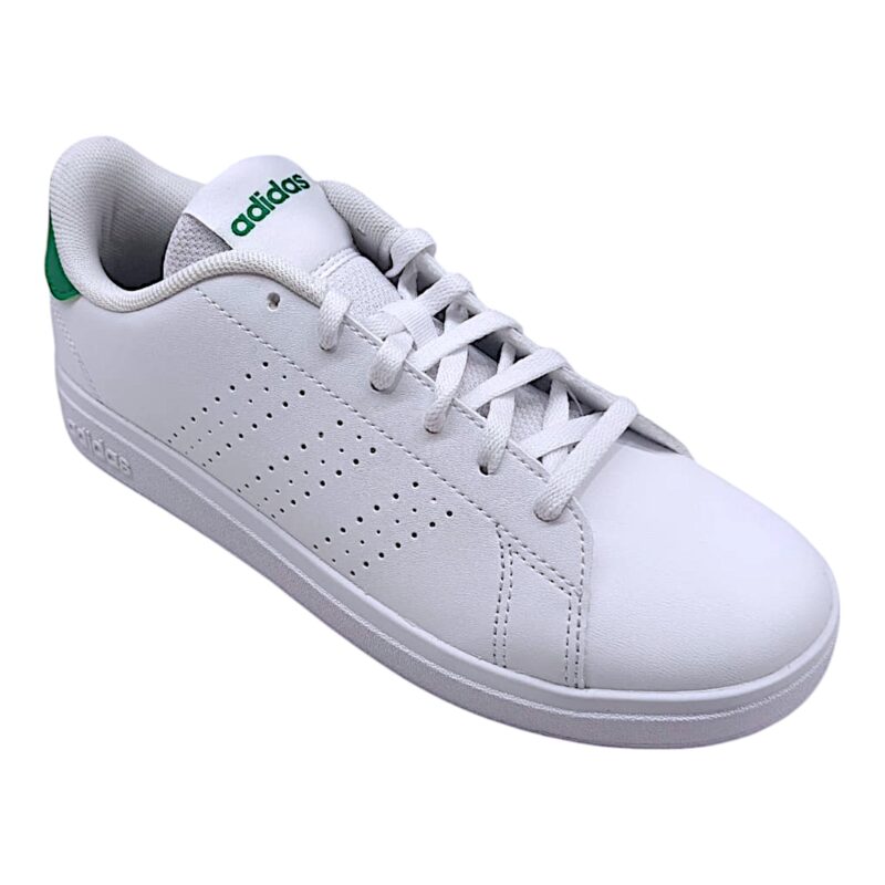 Sneaker unisex in similpelle con lacci whitewhitegreen (loiacono) - Adidas