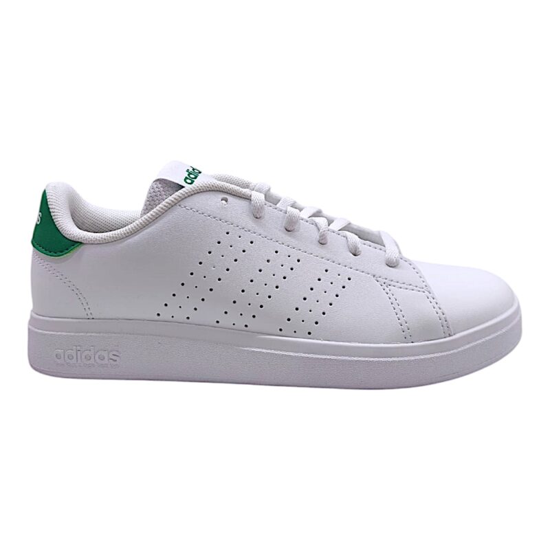 Sneaker unisex in similpelle con lacci whitewhitegreen (loiacono) - Adidas