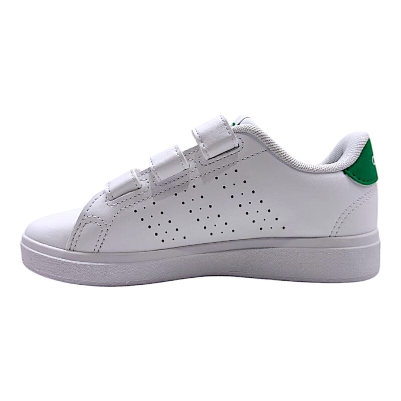 Sneaker unisex in similpelle con strappi white-white-green (loiacono) - Adidas