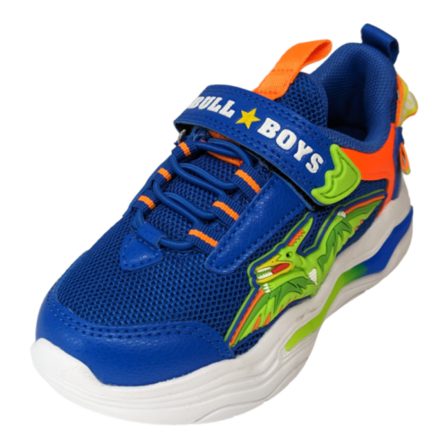 Sneakers Pterodattilo blu-royal con luci per bambino – BULL BOYS 17 Sneakers Pterodattilo blu-royal con luci per bambino – BULL BOYS