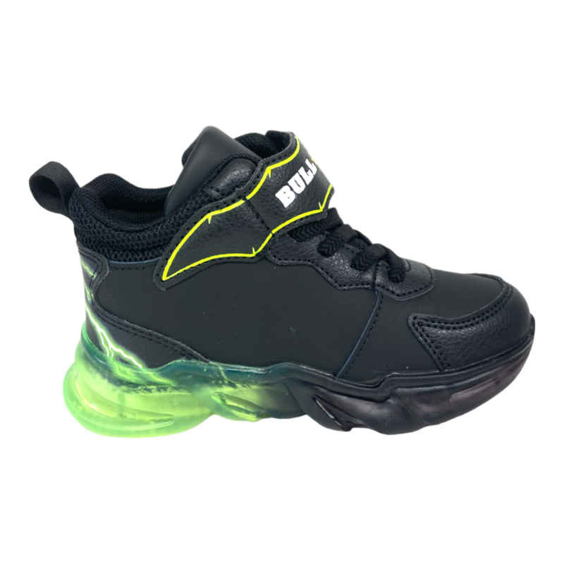 Sneakers Pterodattilo nere con luci per bambino – BULL BOYS