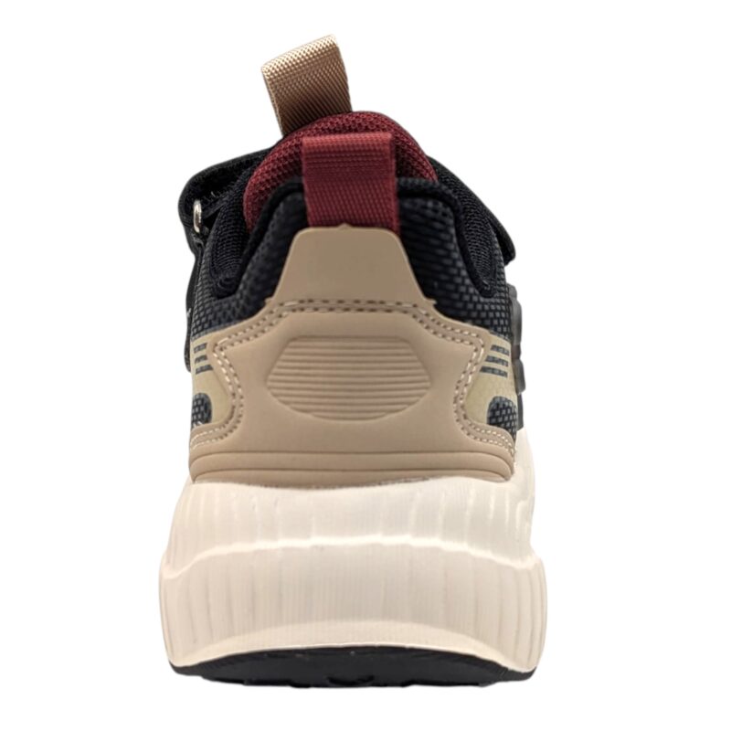 Sneakers Spinosauro nero-rosso-beige con luci per bambino – BULL BOYS