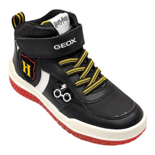 Sneakers alta bambino Harry Potter black-red con strappo, lacci elastici e luci - Geox 10 Sneakers alta bambino Harry Potter black-red con strappo, lacci elastici e luci - Geox