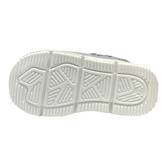Sneakers bambina colore bianco fucsia con doppio strappo - Balducci