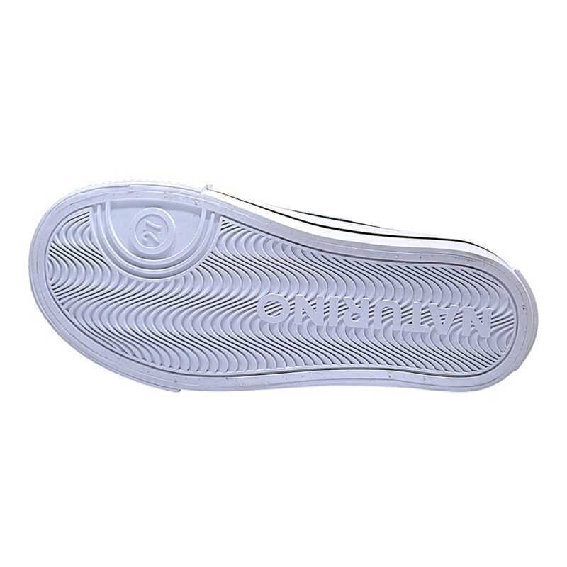 Sneakers bambina tipo converse bassa jeans in tessuto e lacci elastici - Naturino