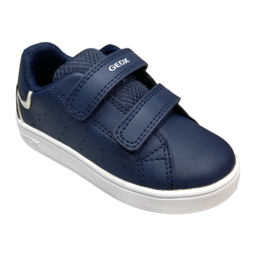 Sneakers bambino navy-white con strappo - Geox