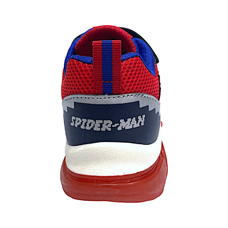 Sneakers bambino spider-man navy-red con strappo, lacci elastici e luci - Geox 5 Sneakers bambino spider-man navy-red con strappo, lacci elastici e luci - Geox