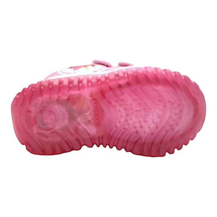 Sneakers bimba primi passi rosa con luci, minnie e doppio strappo - Geox