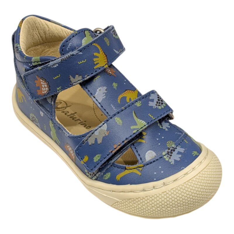 Sneakers cocoon primi passi azure multi rex con doppio strappo - Naturino