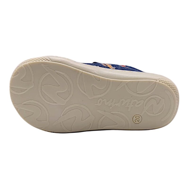 Sneakers cocoon primi passi jeans-multi jeep con doppio strappo - Naturino