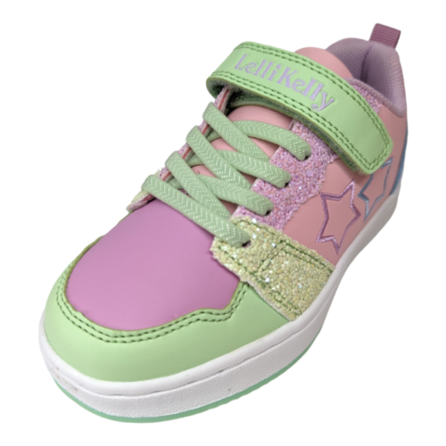 Sneakers daisy multicolor con strappo e lacci elastici - Lelli kelly
