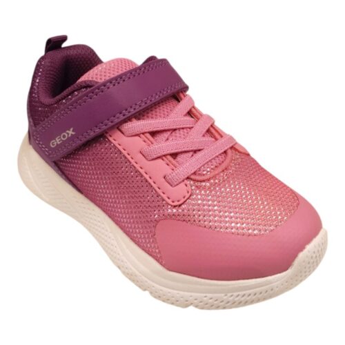 Sneakers ginnica bambina primi passi in tessuto viola e fucsia con strappo e lacci elastici – Geox 7 Sneakers ginnica bambina primi passi in tessuto viola e fucsia con strappo e lacci elastici – Geox