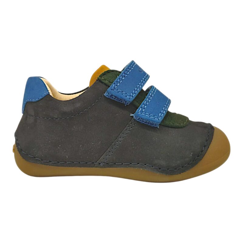 Sneakers morbidone primi passi bambino blu royal-navy in misto pelle scamosciata con strappi - Geox 2 Sneakers morbidone primi passi bambino blu royal-navy in misto pelle scamosciata con strappi - Geox