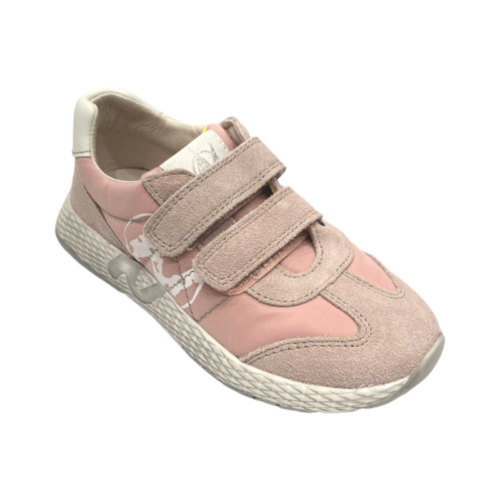 Sneakers per bambina jesko cipria-white con strappi – Naturino
