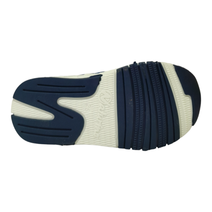 Sneakers per bambino jesko vl. azzurro-arancio - Naturino