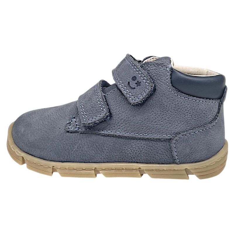 Sneakers primi passi azzurre per bambino con doppio strappo - Primigi 3 Sneakers primi passi azzurre in pelle per bambino con doppio strappo - Primigi
