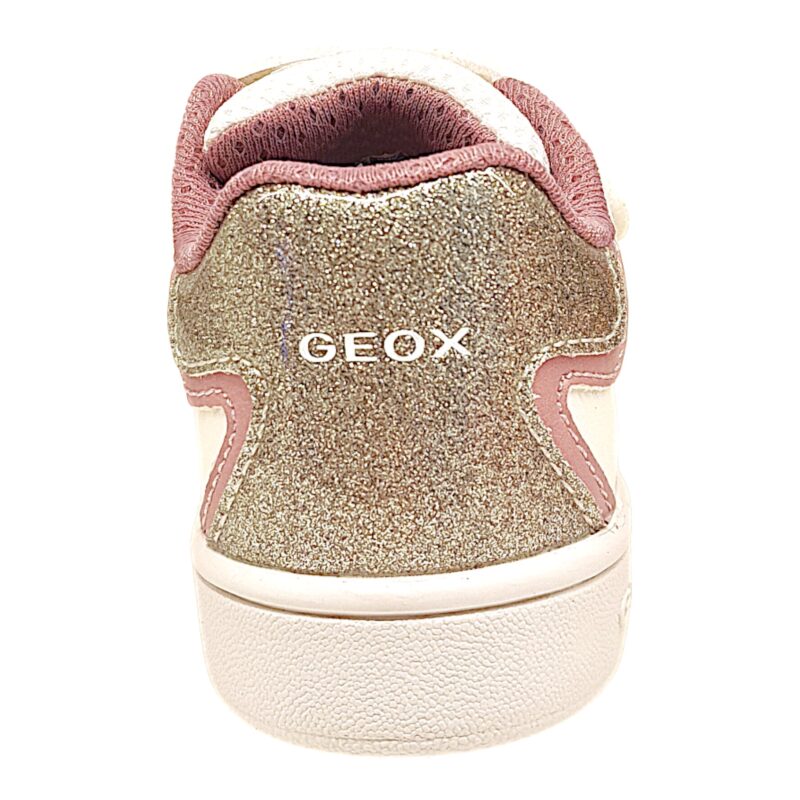 Sneakers primi passi bambina white-silver-old pink con strappi – Geox 4 Sneakers primi passi bambina white-silver-old pink con strappi – Geox