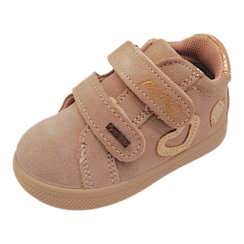Sneakers primi passi rosa antico Gore-Tex con strappi - Primigi