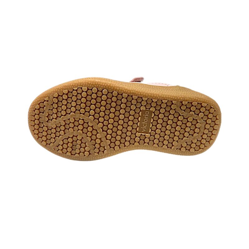 Sneakers scamosciate rosa nude per bambina con strappo e lacci elastici - Victoria 5 Sneakers scamosciate rosa nude per bambina con strappo e lacci elastici - Victoria