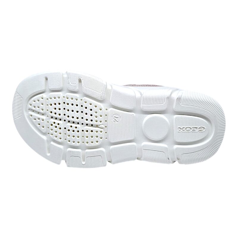 Sneakers sportiva bambina light rose glitter con stelle, strappo e lacci elastici - Geox 5 Sneakers sportiva bambina light rose glitter con stelle e strappo e lacci elastici - Geox