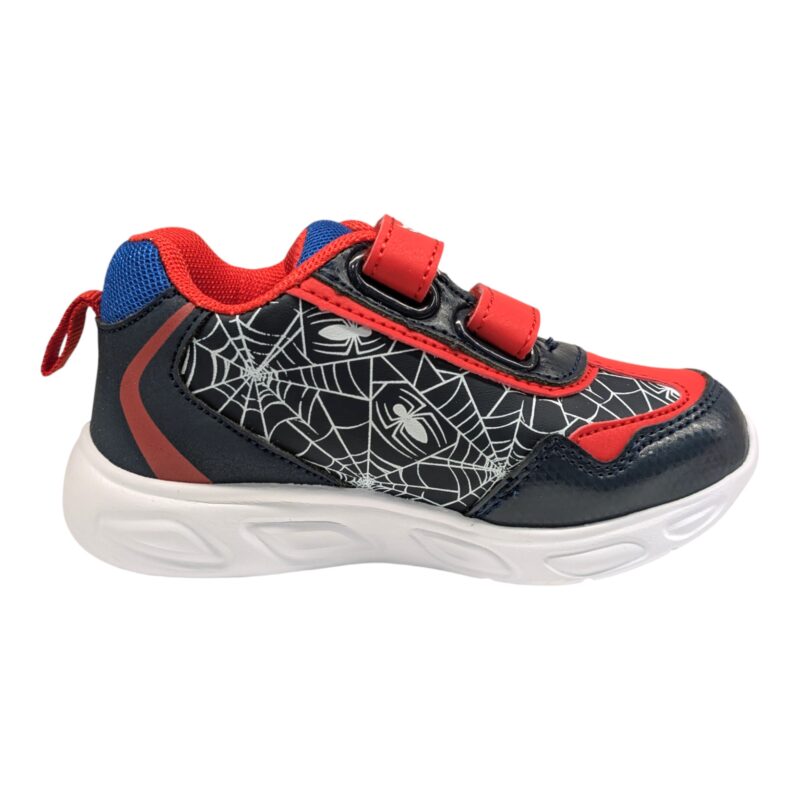 Sneakers sportiva invernale blu navy-rossa per bambino con Spider-Man, luci e doppio strappo – Alek Moda Silver 2 Sneakers sportiva invernale blu navy-rossa per bambino con Spider-Man, luci e doppio strappo – Alek Moda Silver