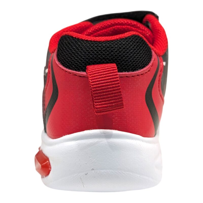 Sneakers sportiva invernale per bambino black-red Cars con luci e doppio strappo – Alek Moda Silver 4 Sneakers sportiva invernale per bambino black-red cars con luci e doppio strappo – Alek Moda Silver