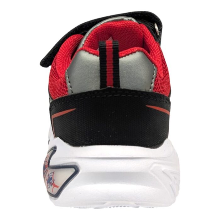 Sneakers sportiva invernale spider-man con luci e strappi black-red – Silver