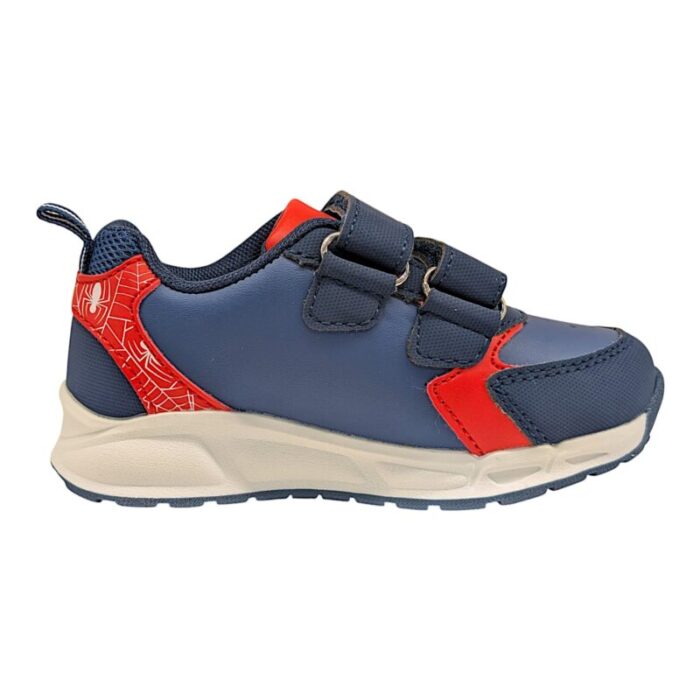 Sneakers sportiva invernale spider-man con luci e strappi blue-red – Silver