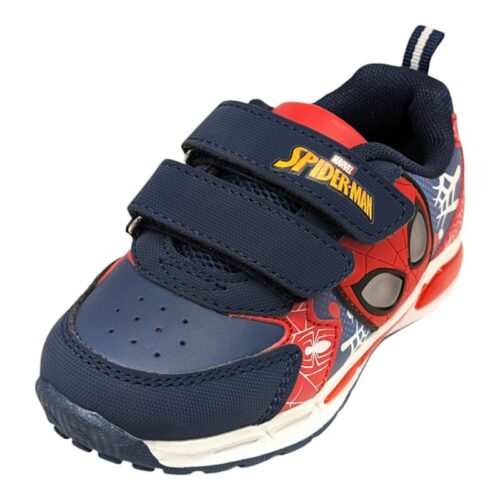 Sneakers sportiva invernale spider-man con luci e strappi blue-red – Silver