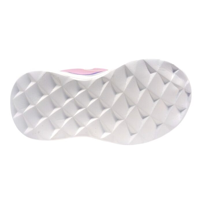 Sneakers sportiva invernale unicorno con luci e strappi lilac-multicolor effetto metallic sirena – Silver