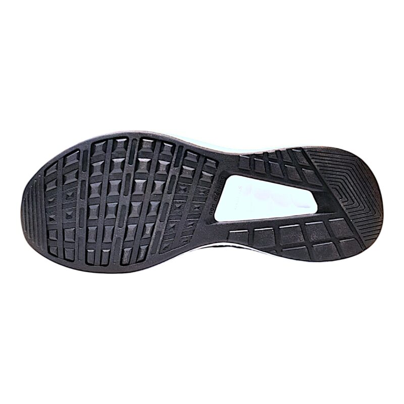Sneakers sportive Runfalcon 2.0 unisex nere in tessuto retato con logo bianco e lacci - Adidas 5 Sneakers sportive Runfalcon 2.0 unisex nere in tessuto retato con logo bianco e lacci - Adidas