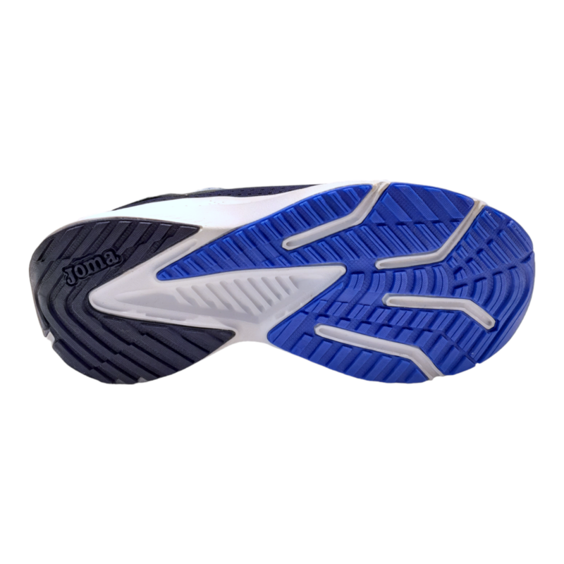 Sneakers sportive navy-royal per bambino in tessuto retato e lacci - Joma 6 Sneakers sportive navy-royal per bambino in tessuto retato e lacci elastici - Joma