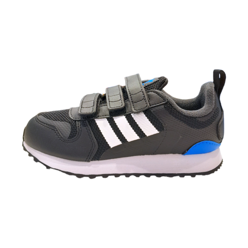 Sneakers sportive nere unisex in tessuto con chiusura a strappo - Adidas