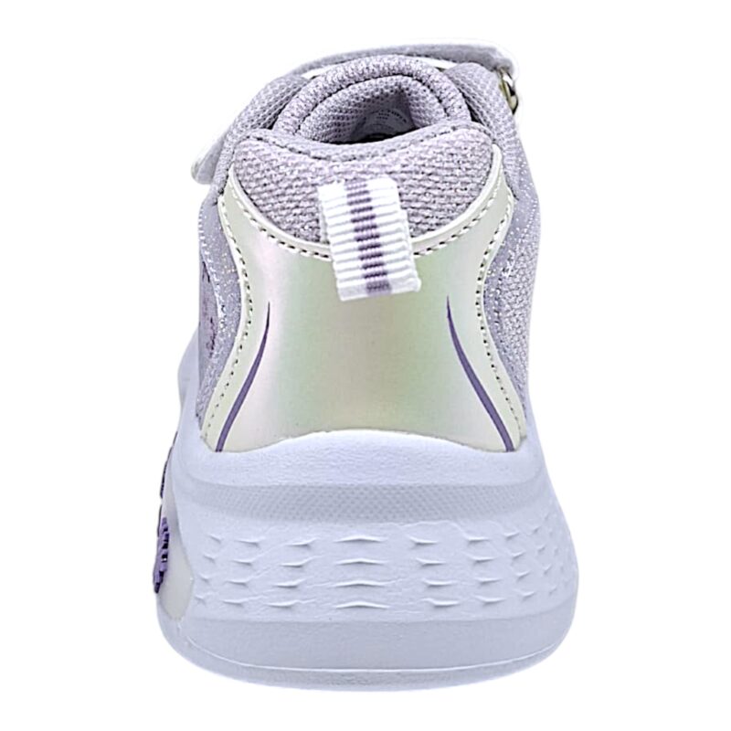 Sneakers sportive per bambina Frozen green holographic-lilac con doppio strappo e luci – Alek Moda Silver 4 Sneakers sportive per bambina Frozen green holographic-lilac con doppio strappo e luci – Silver