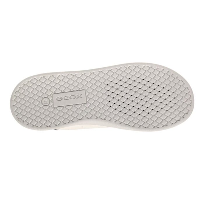 Sneakers sportive ragazzo white-navy con lacci elastici - Geox