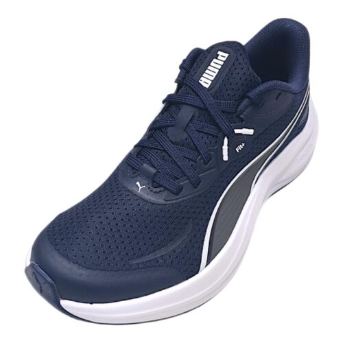 Sneakers sportive blu-bianche in tessuto mesh per bambino con lacci - Puma 2 Sneakers sportive skyrocket blu bianca in tessuto mesh per bambino con lacci elastici Puma 4