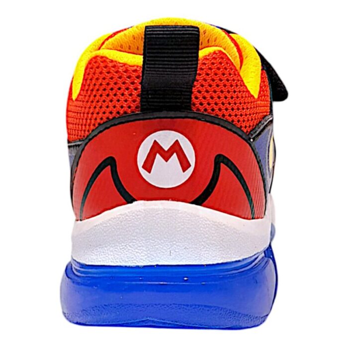 Sneakers super mario con luci e strappi royal-red-yellow- Geox