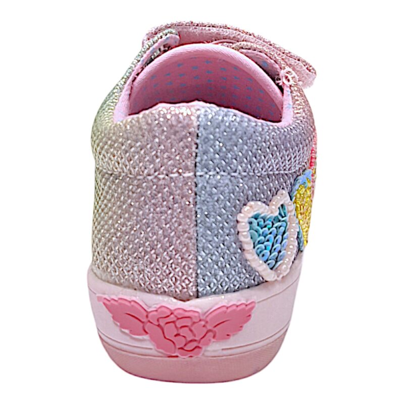 Sneakers unicorno per bambina con dettagli glitterati e strass - Lelli Kelly 4 Sneakers unicorno per bambina con dettagli glitterati e strass - Lelli Kelly