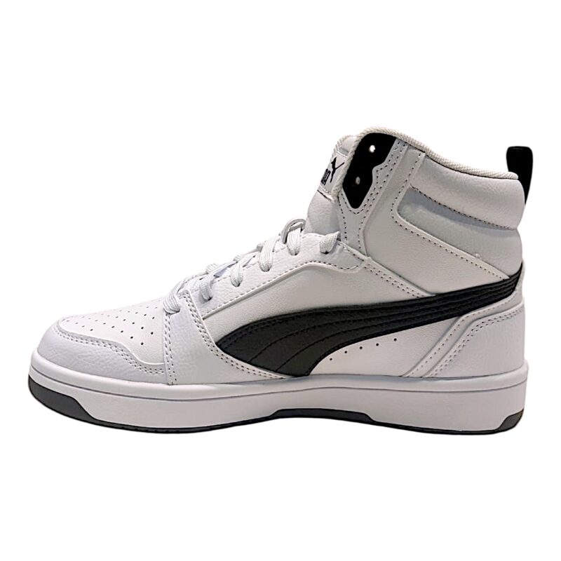 Sneakers unisex alta similpelle con lacci white-black (lojacono) - Puma